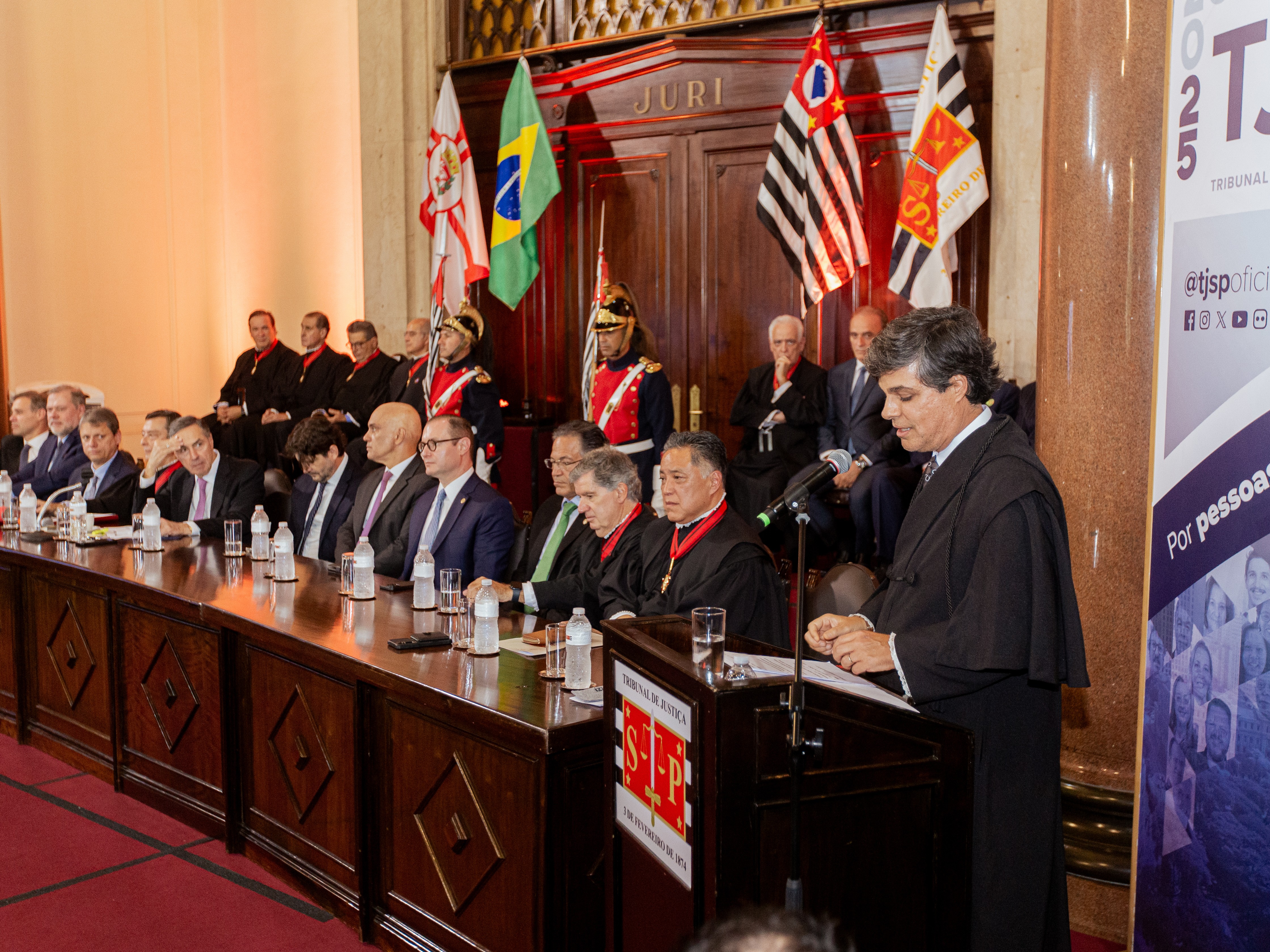 “Juízes têm monopólio do Direito, mas não o monopólio da Justiça”, diz presidente da OAB SP em abertura do Ano Judiciário de SP