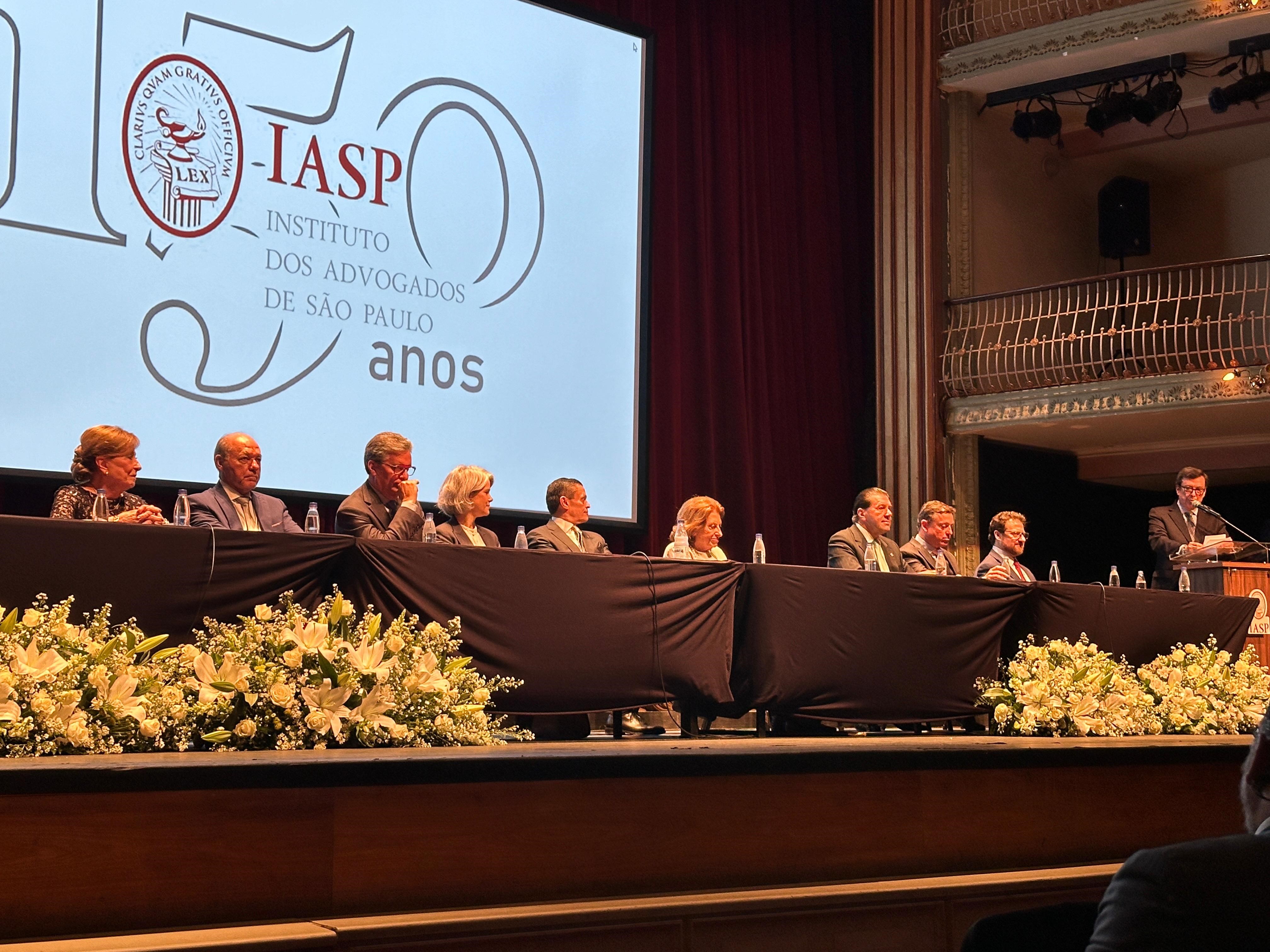 OAB SP participa da cerimônia de comemoração dos 150 anos do IASP