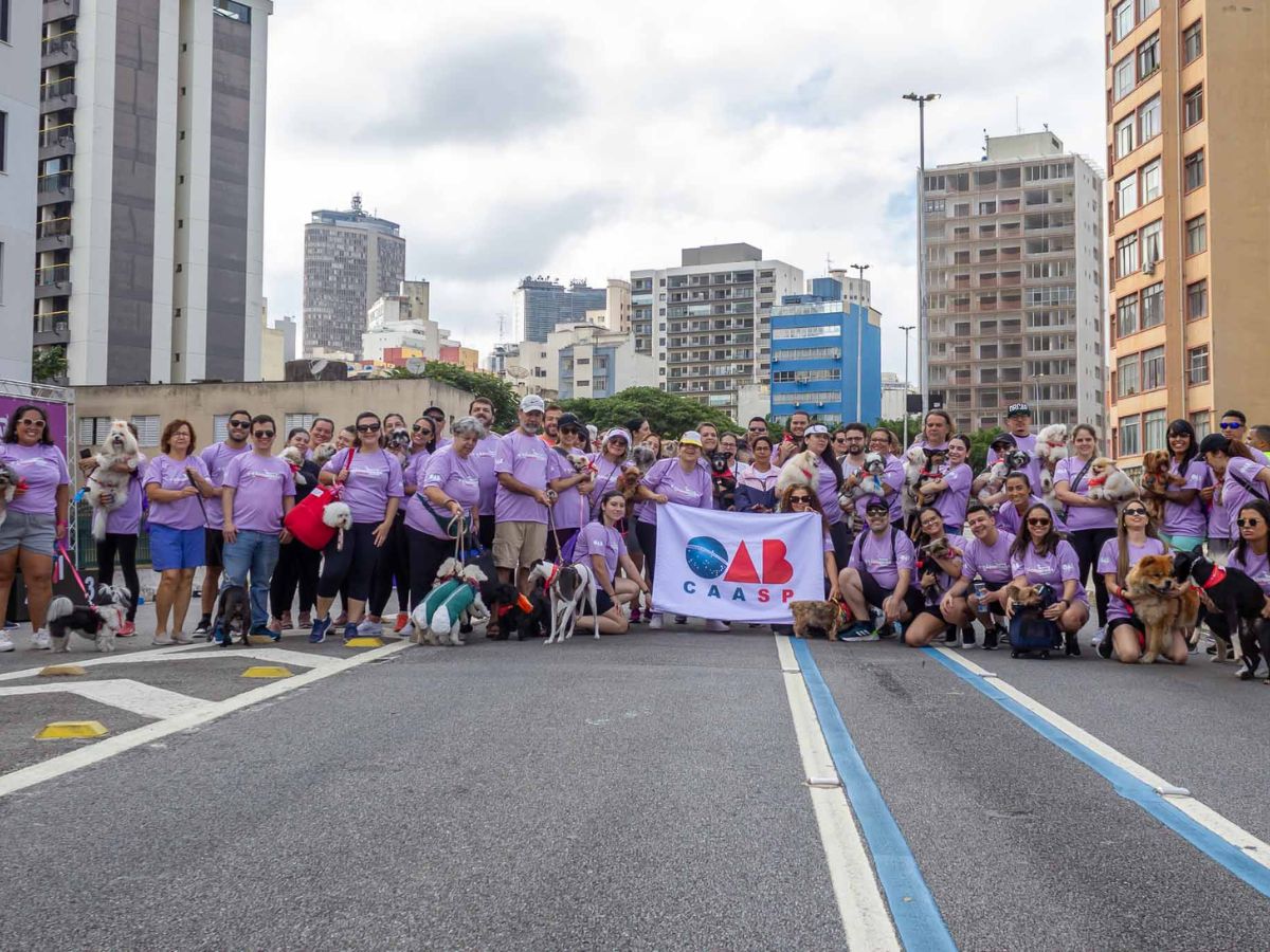 Solidariedade e amor aos animais marcam 1ª Cãominhada da OAB-CAASP