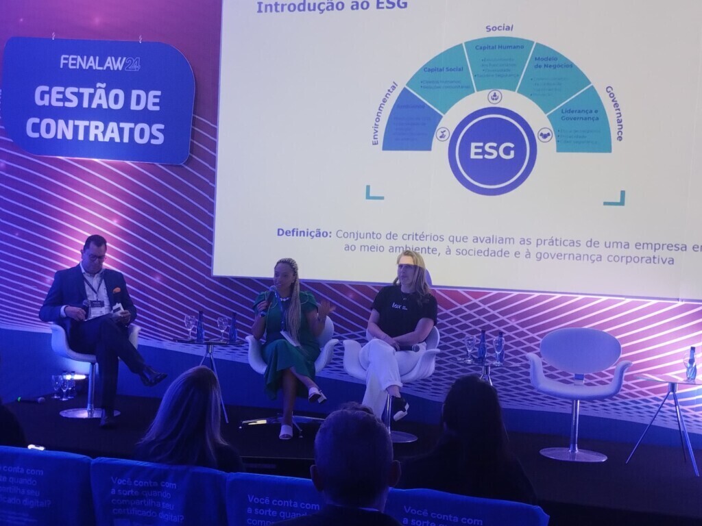 Impacto do ESG na elaboração e gestão de contratos é destaque na Fenalaw