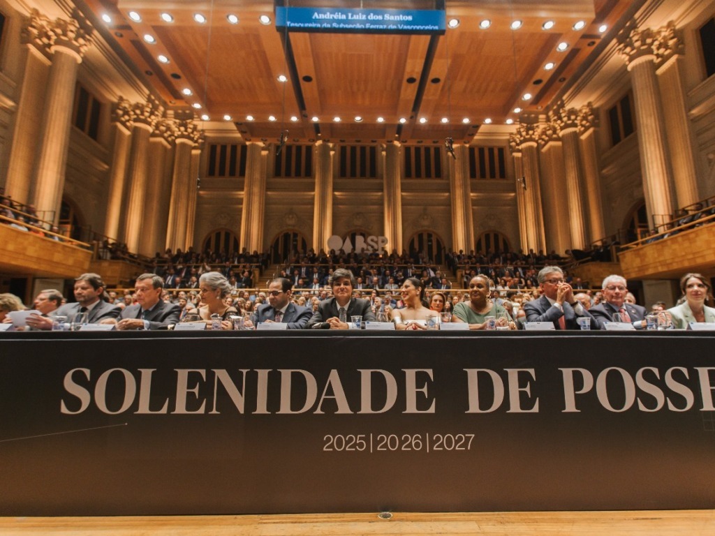 Posse da nova diretoria da OAB SP reforça união institucional e papel da advocacia no sistema de Justiça