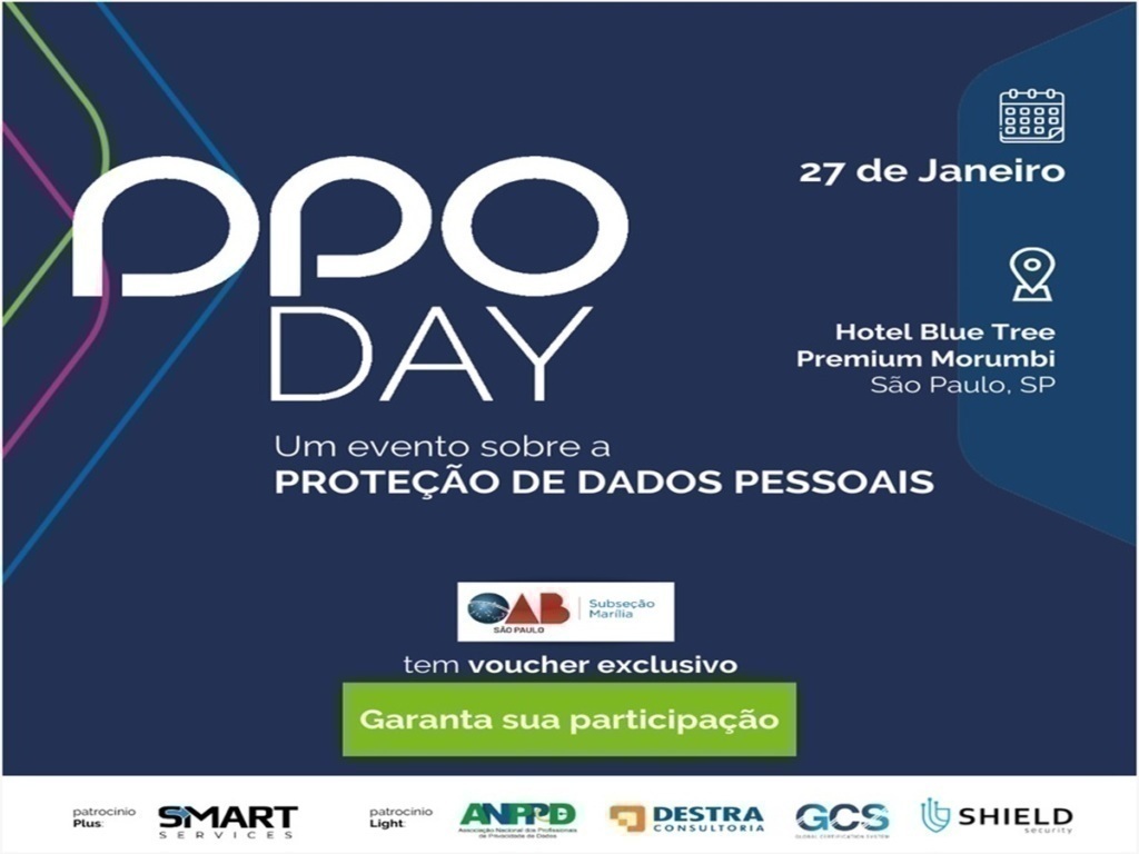 OAB Convida para o DPOday sobre a LGPD