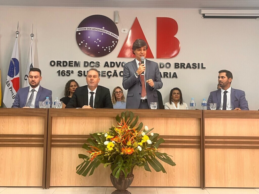 Presidente da OAB SP participa da cerimônia de posse da diretoria da Subseção de Rancharia