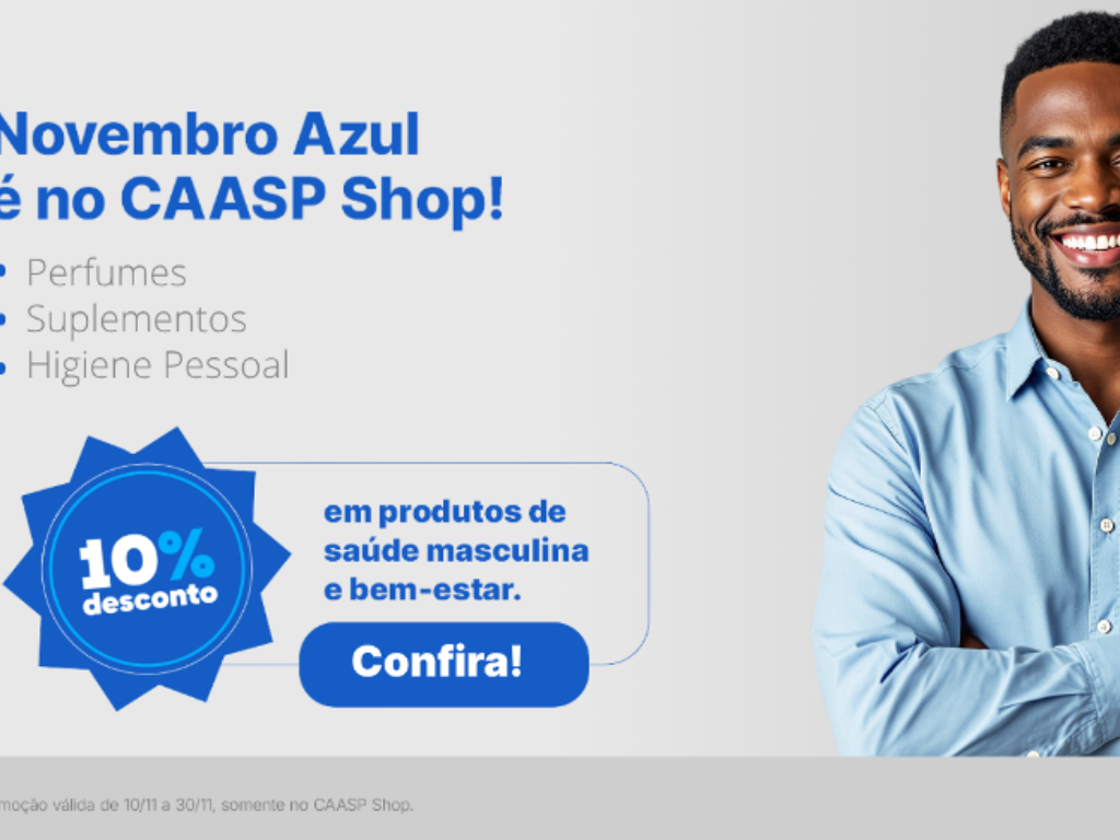 CAASPShop traz descontos em produtos de bem-estar masculino