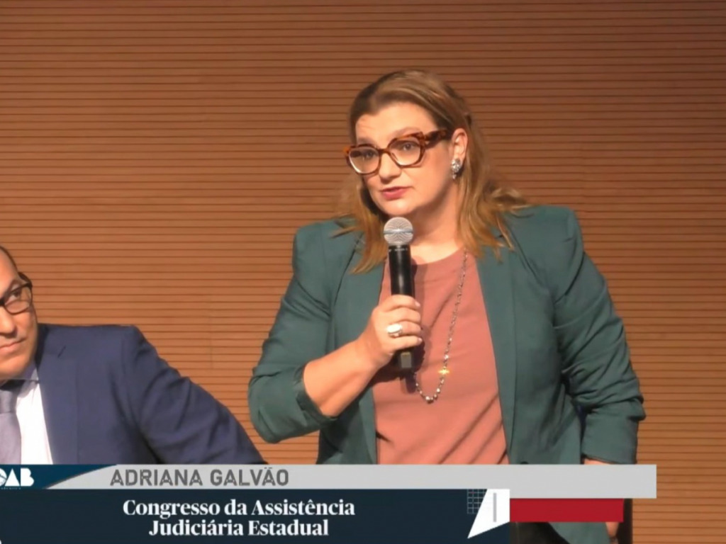 “Nossa missão é cuidar da advocacia e das pessoas”, afirma Adriana Galvão na abertura do Congresso da Assistência Judiciária