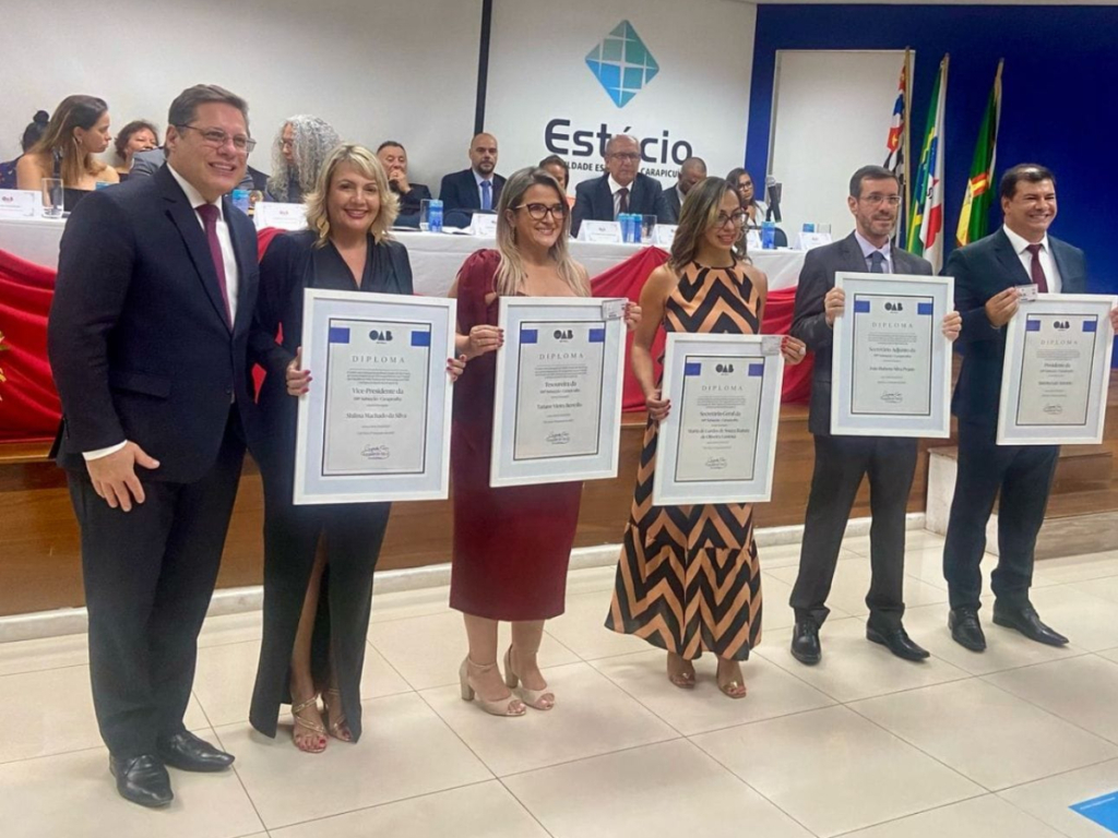 Diretoria-tesoureiro da OAB SP participa da cerimônia de posse da diretoria da Subseção de Carapicuíba