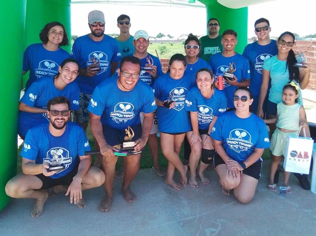 Conheça os vencedores do Beach Tennis OAB-CAASP em Presidente Epitácio