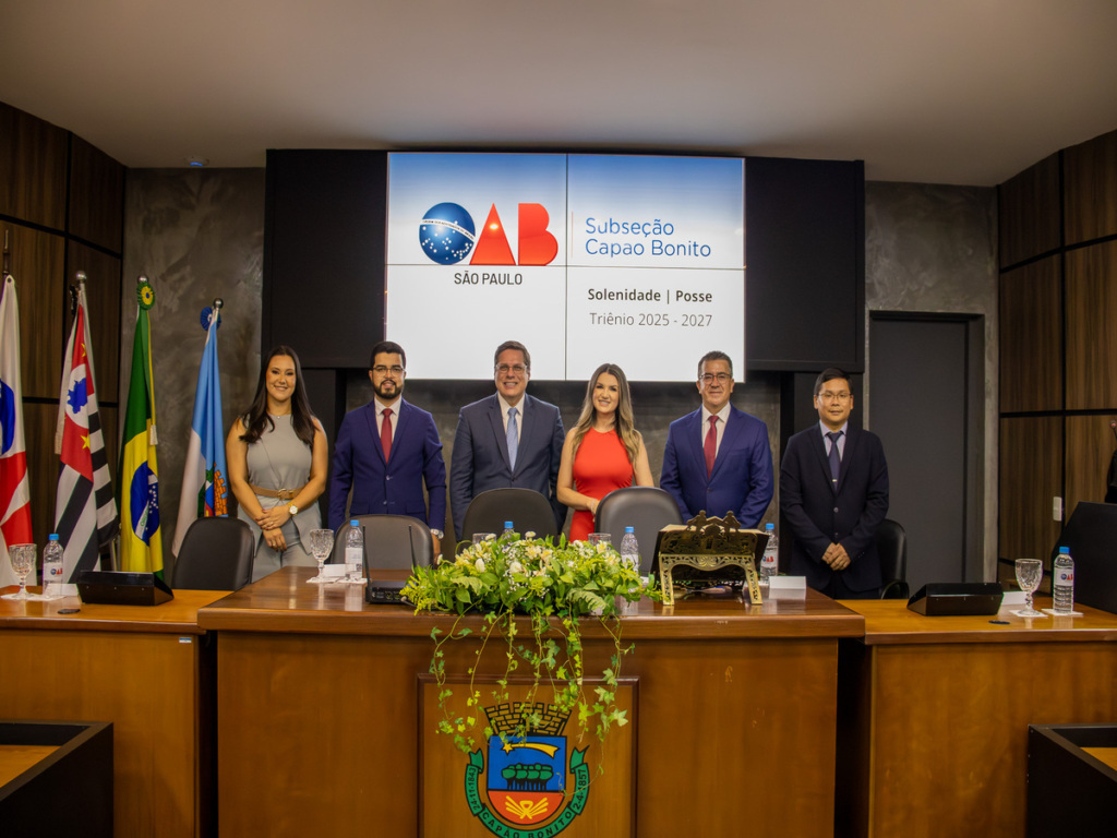 OAB SP participa da cerimônia de posse da diretoria da Subseção de Capão Bonito